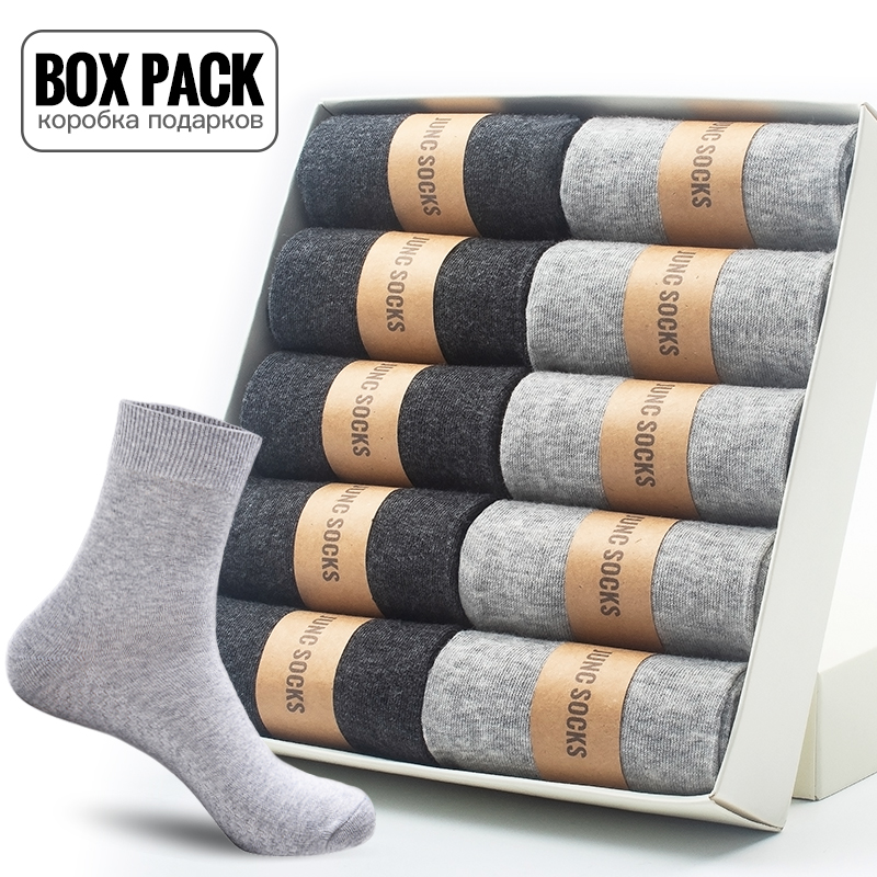 Cotton Crew Sock Pack - Box Pack Katoenen sokken voor heren