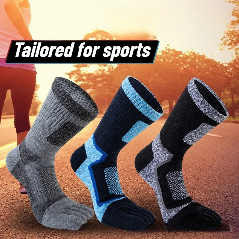 Toe Sock Split - 3 Paar Heren Sport Sokken van