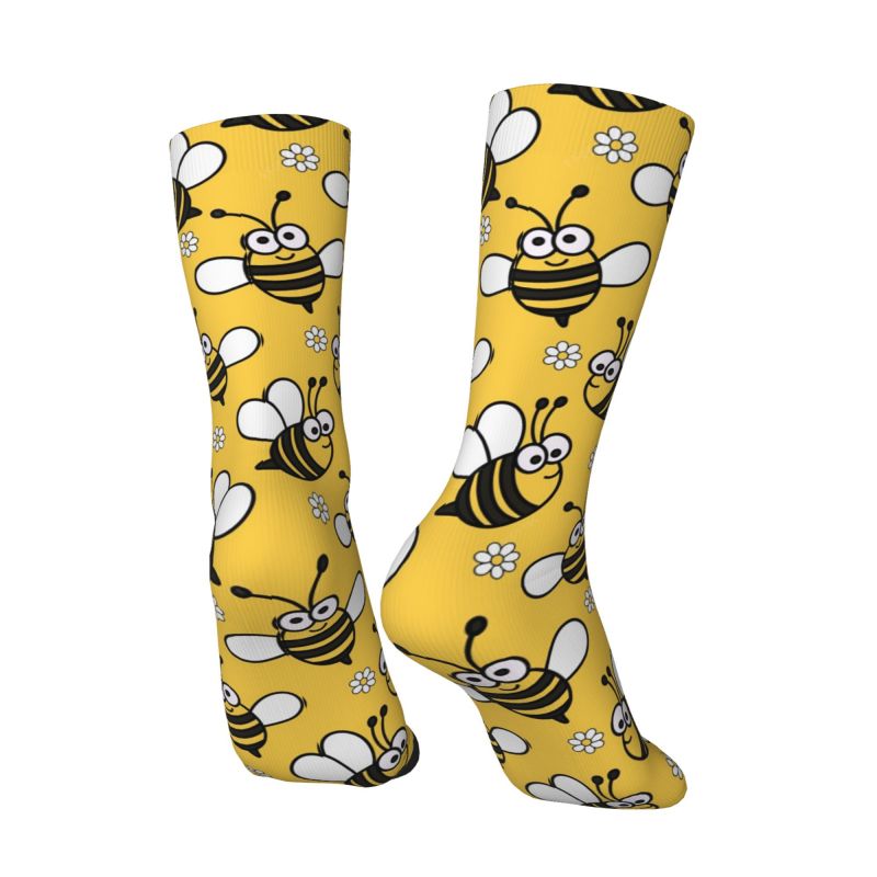 Dress Sock Men - Aangepaste schattige kleine bijen heren crew