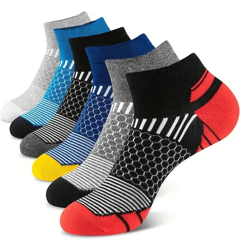 Dress Sock Men - 6-paar korte sportsokken voor heren, vier