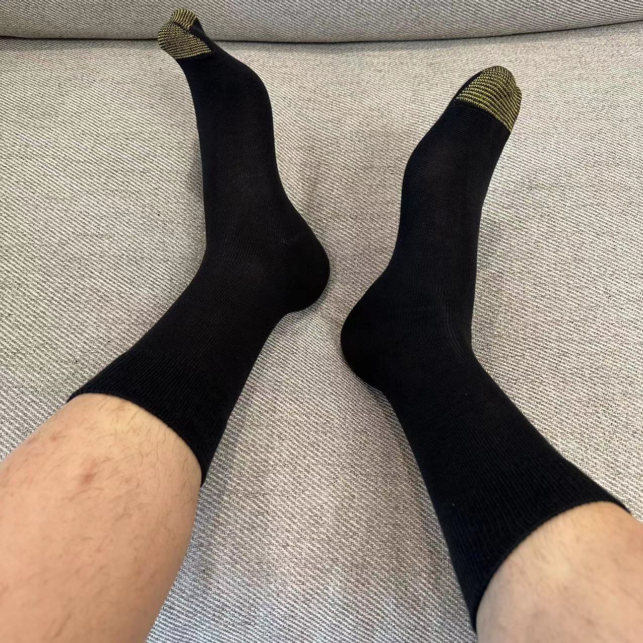 2 Paar Man Zakelijke Jurk Hoge - Dress Sock Men recensie en prijs