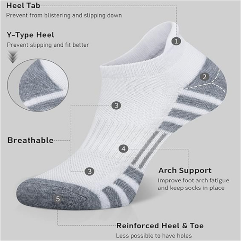 12/24 paar gevoerde, ademende  - Athletic Sock Cushion recensie en prijs