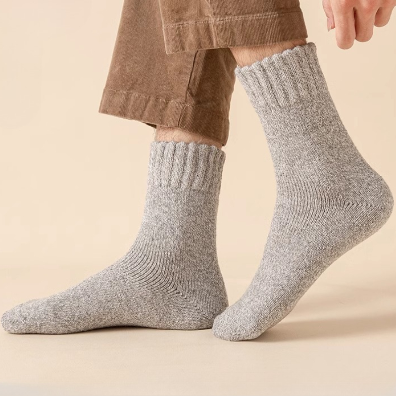 5 Paar Effen Kleurpatroon Kato - Thermal Sock Winter recensie en prijs